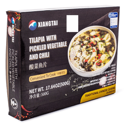 Xiangtai Tilapia With Pickled Vegetable and Chili, Frozen 500 g