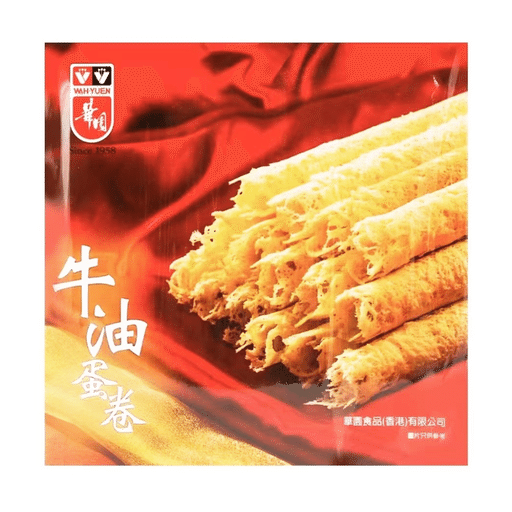 香港华园 牛油蛋卷 铁盒分享装 454 克