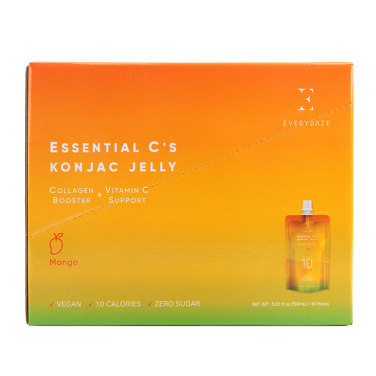 Everydaze Essential C 膠原蛋白 + 維生素 C 果凍 芒果味 150 毫升*10 包