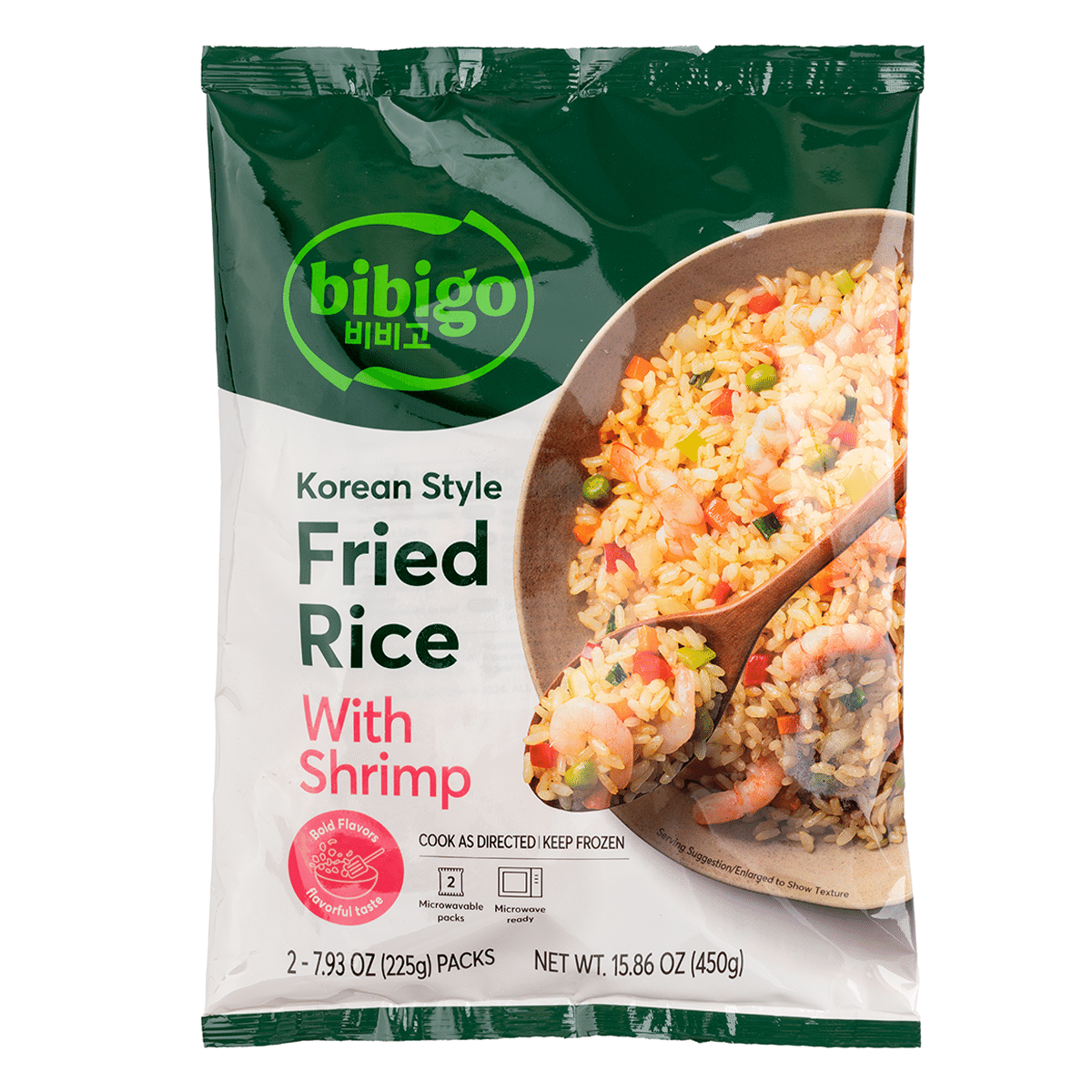 CJ Bibigo Shrimp Fried Rice, Frozen 450 g