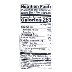 Boneless Grilled Mackerel with Miso, 2pc Frozen 5.6 oz