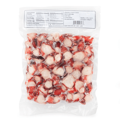Frozen Cooked Octopus Chunks 1 lb