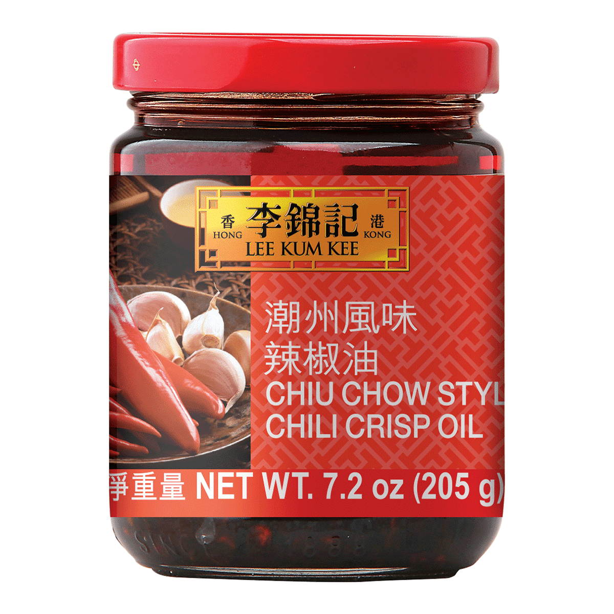 Lee Kum Kee Chiu Chow Style Chili Crisp Oil 7.2 oz*12 pack