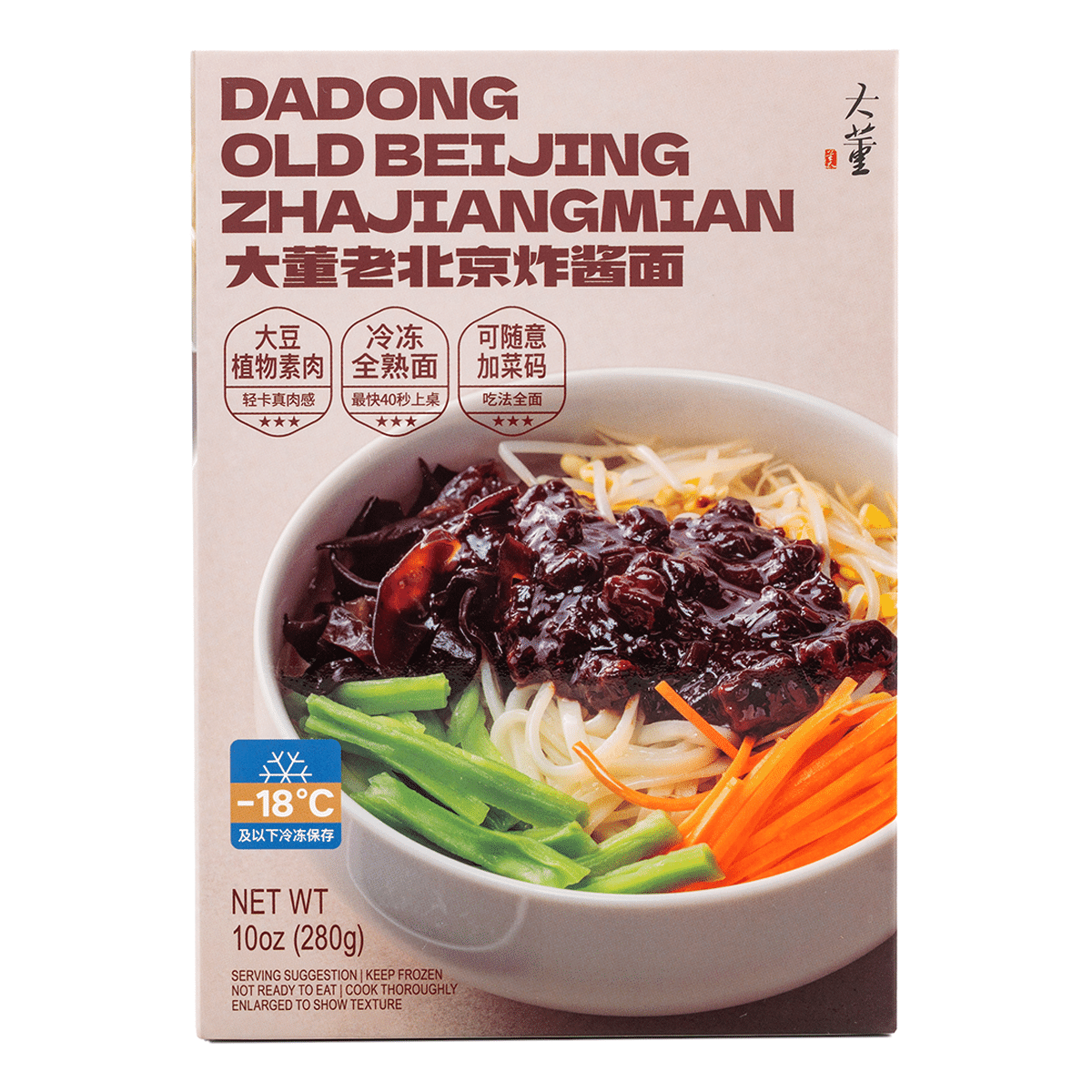 DADONG OLD BEIJING ZHAJIANGMIAN 280g, Frozen 280 g