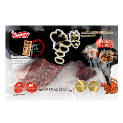 Shirakiku 냉동자숙 문어다리 사시미등급 250 그램