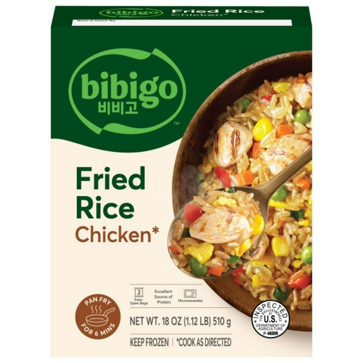 CJ 비비고 치킨 볶음밥 18 온스
