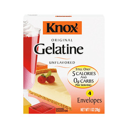 Knox Unflavored Gelatin 4 envelopes 1 oz