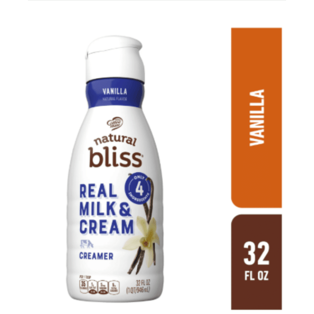 Coffee Mate, Natural Bliss Vanilla All Natural Liquid Creamer 32 onza(s)