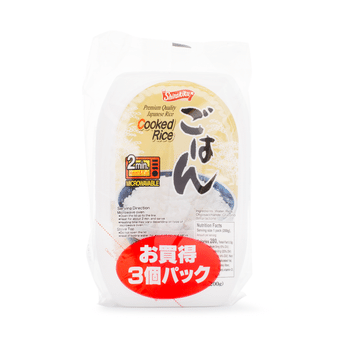 錦 レトルトごはん パックご飯 6個入り 7.4 オンス - Weee!