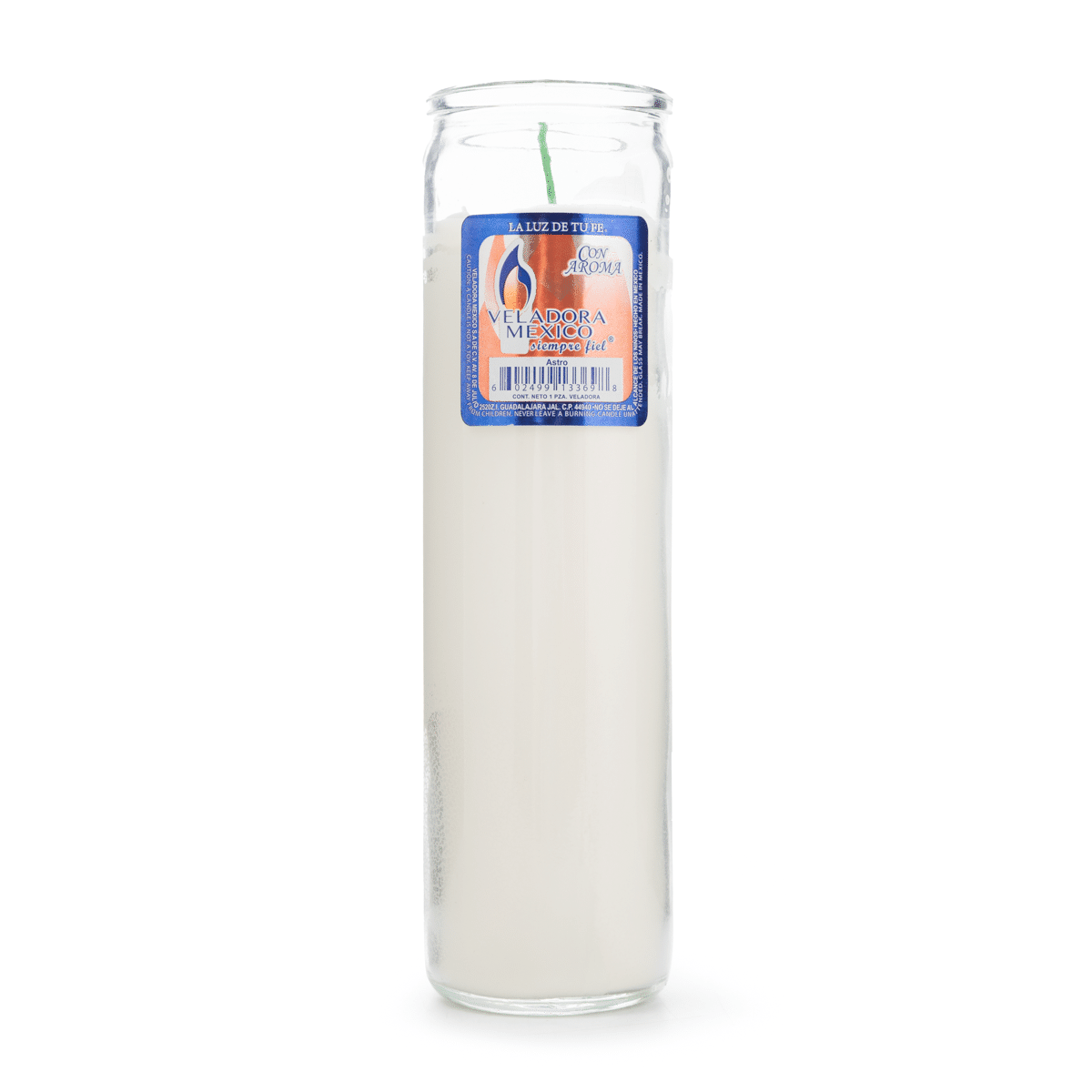 Scented Devotional Candle, White 1 each