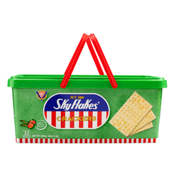 Skyflakes Onion and Chives Tub 800 g*8 pack