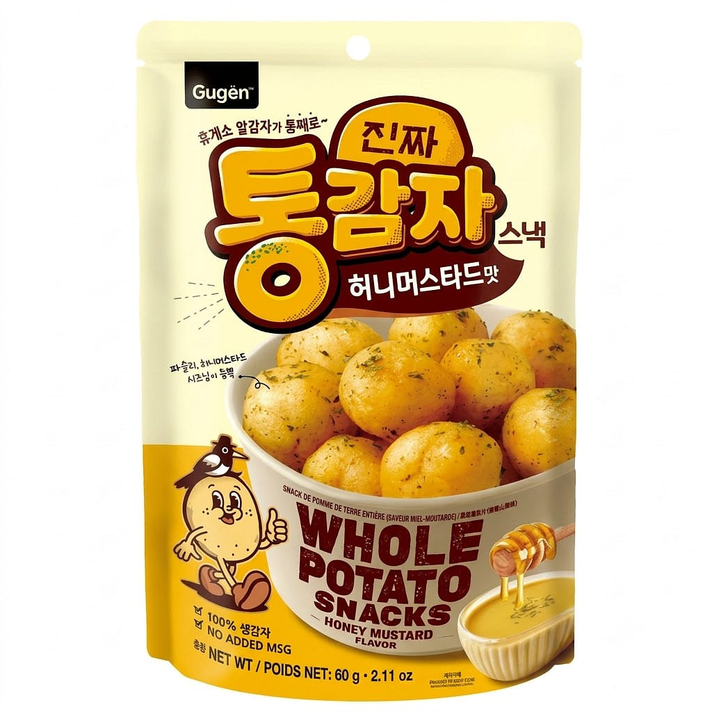 구겐 진짜 통감자 스낵 허니머스타드맛 60 그램