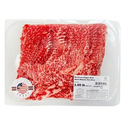 American Kobe Beef Boneless Short Rib Slices 1 lb