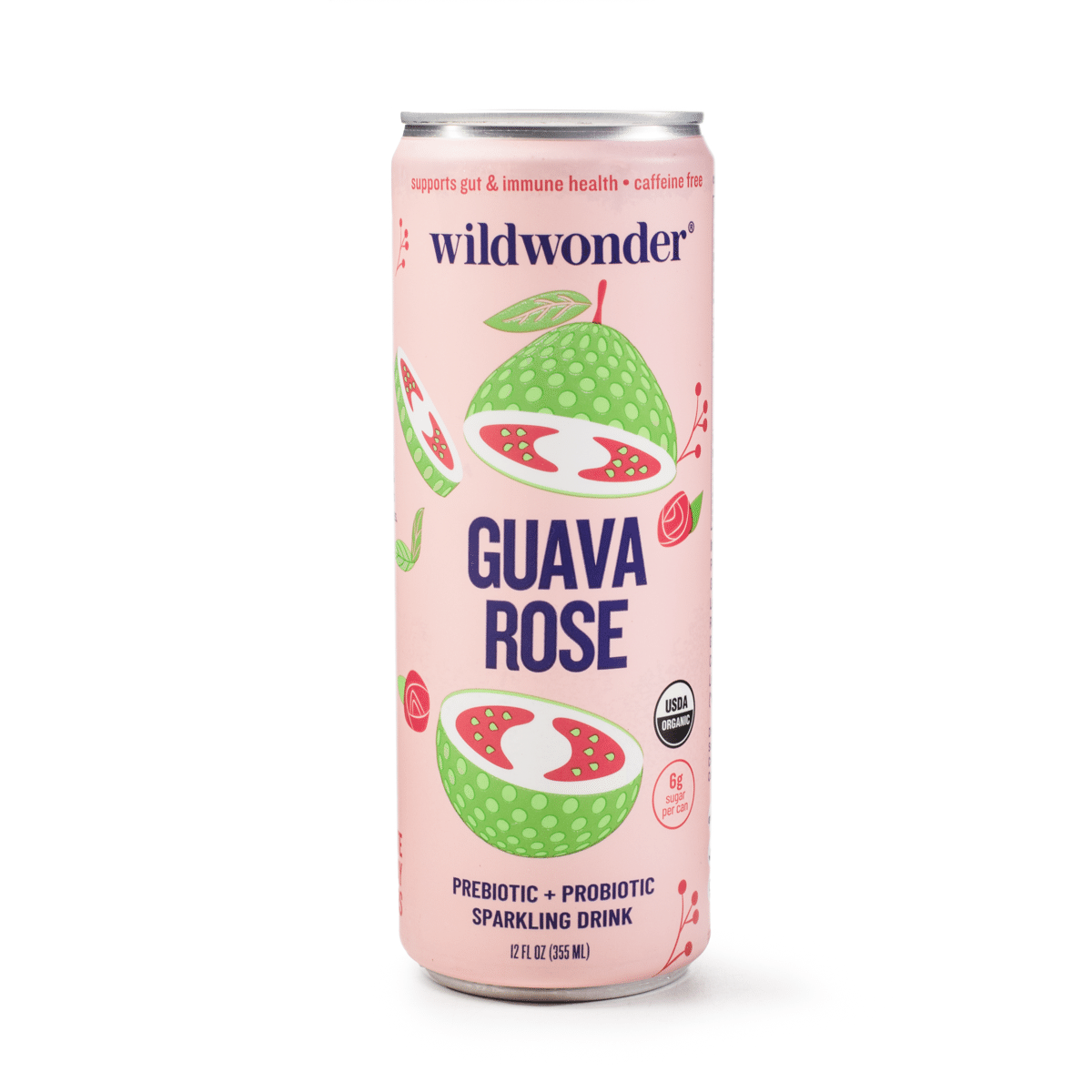 Bebida Espumosa de Guayaba y Rosa Wildwonder 12 onza(s) líquida(s)