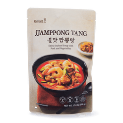 Emart PK Korean Spicy Soup with Seafood, Pork, and Vegetable 17.6 oz