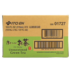 Itoen Oi Ocha Green Tea Unsweetened Case Sell (12cans) 10.6 액량 온스