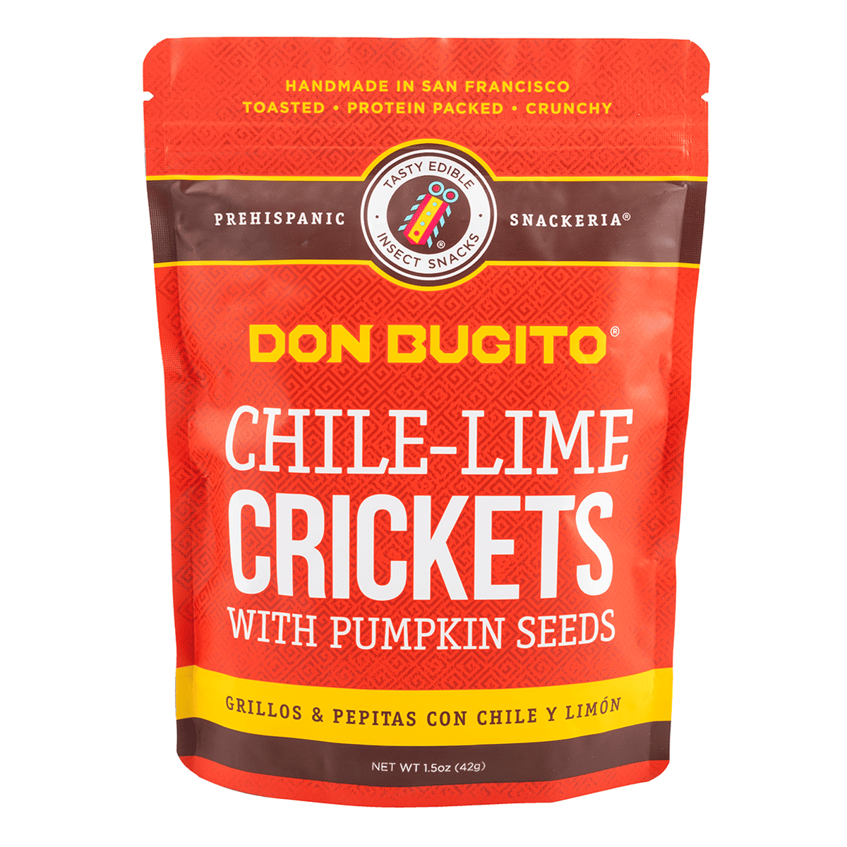 Don Bugito Chile-Lime Crickets wit Pumpkin seeds 1.5 oz