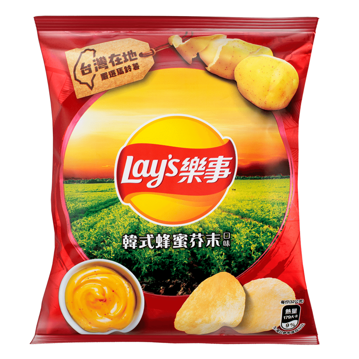 Potato chips(Korean Honey Mustard Flavor)32g 32 그램
