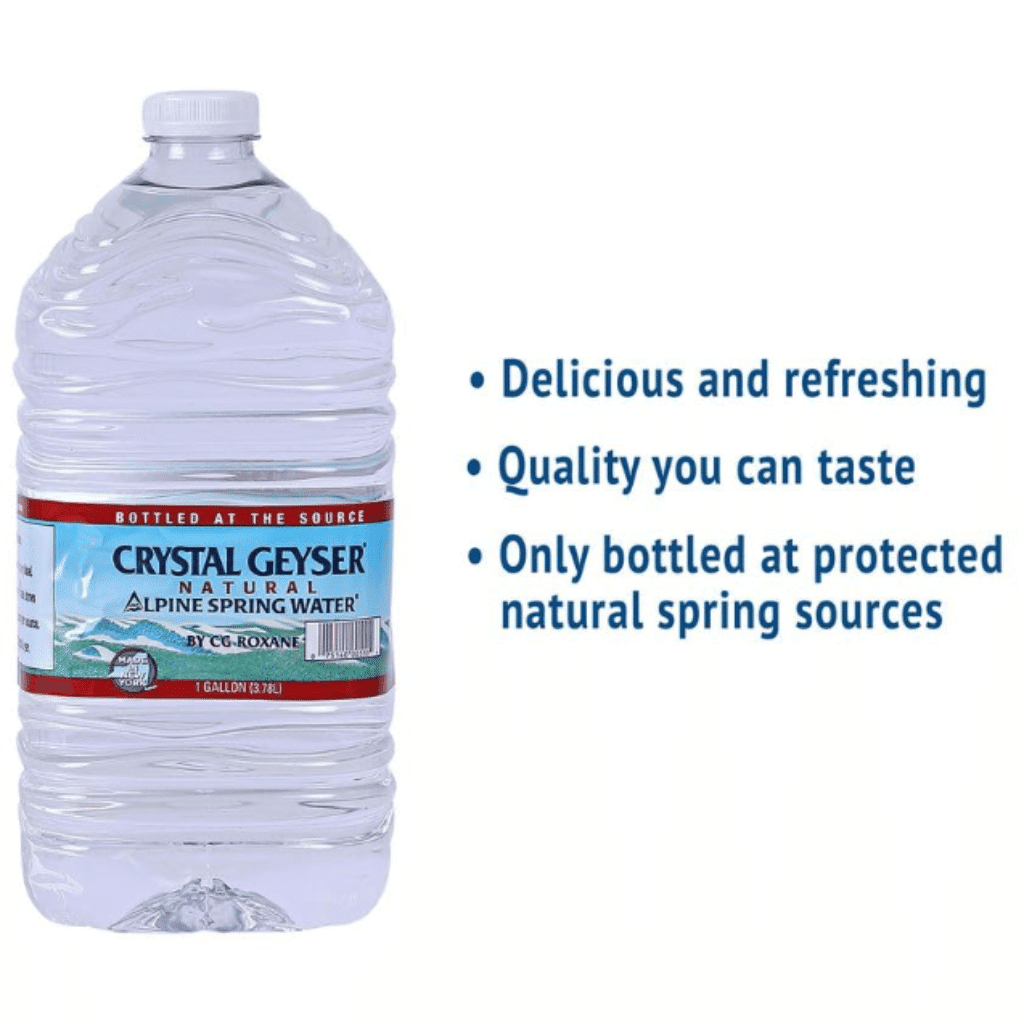 Crystal Geyser Alpine Spring Water 1 gallon 128 fl.oz