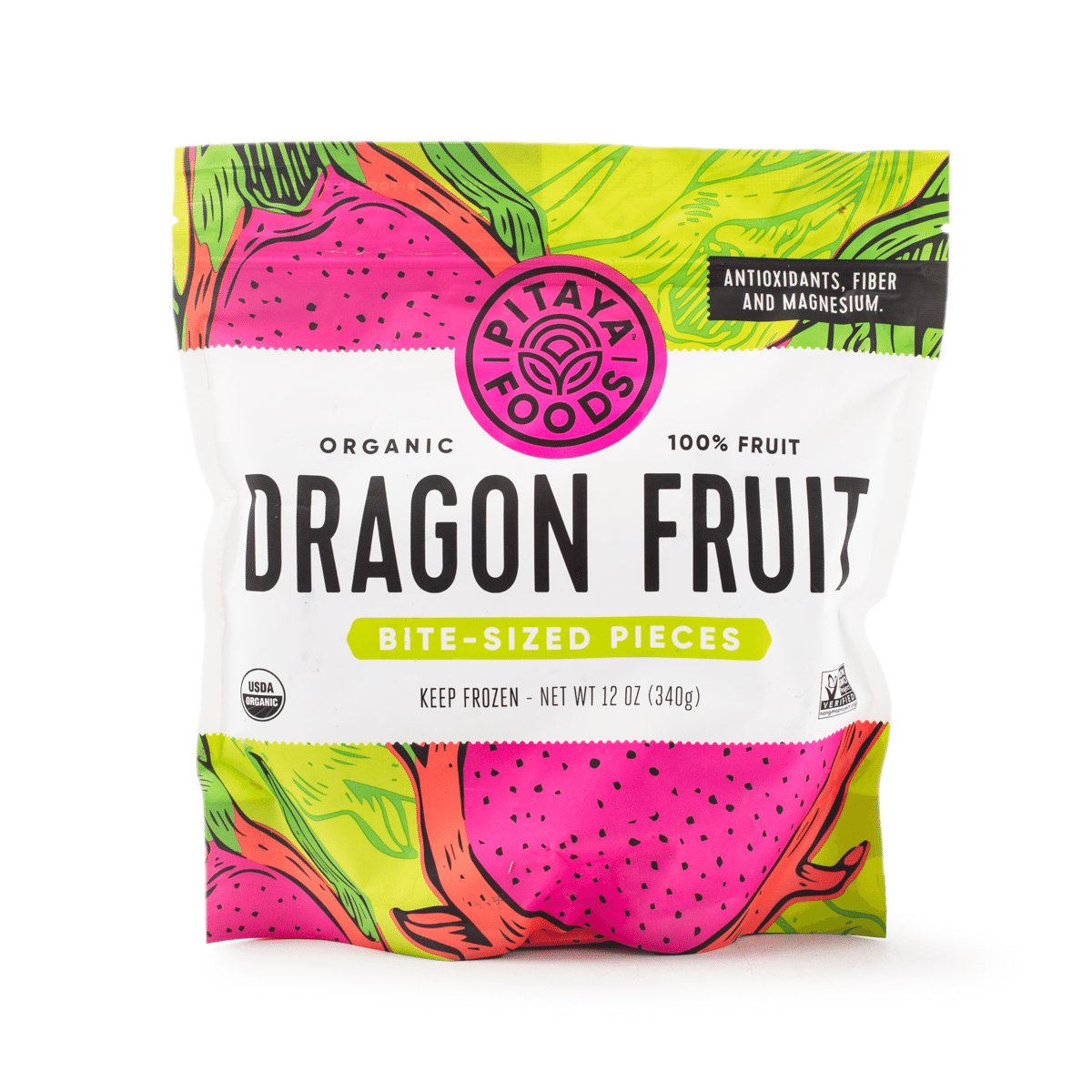 Piezas de Pitaya en Tamaño Bocado, Congeladas Pitaya Plus 12 onza(s)