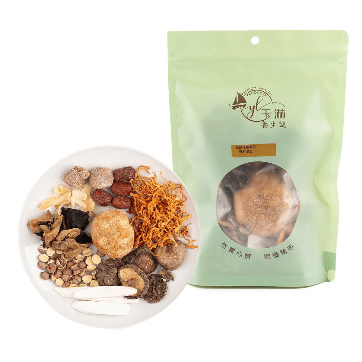Yulin Hericium Erinaceue & Cordycepes Fungus Soup Mixed 165 g