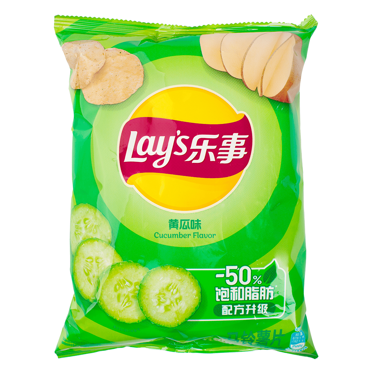 Lay's 감자칩 오이맛 70 그램*22 팩