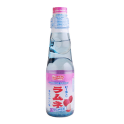 Shirakiku Ramune Soda Lychee Flavor 200 ml