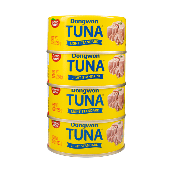 Dongwon Light Standard Canned Tuna in Oil 150 g*4 cans
