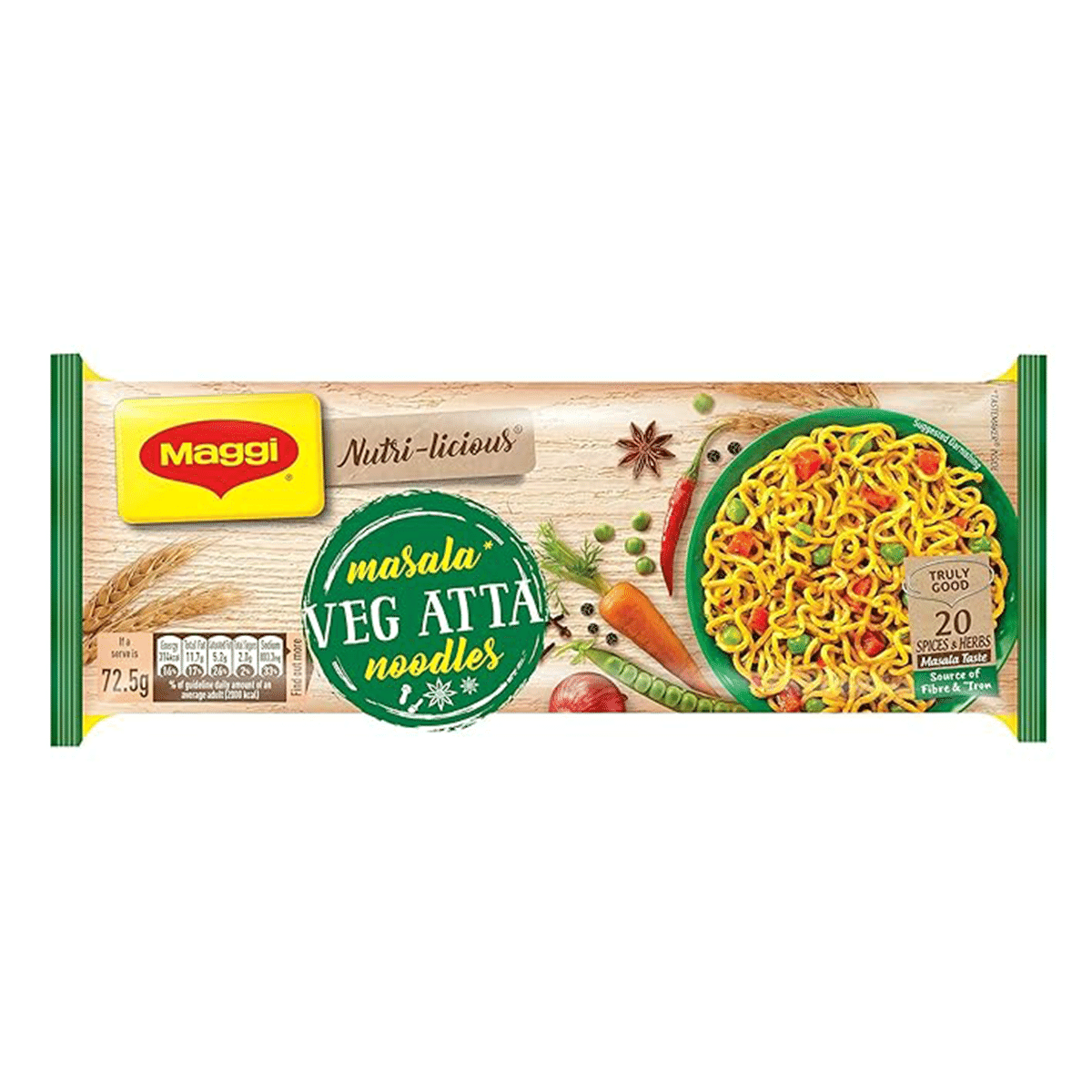 매기 마살라 야채 아타 인스턴트 누들 290 그램