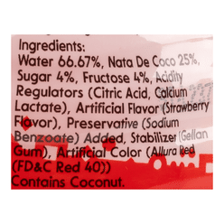 모구모구 코코넛젤리 딸기 음료 10.8 액량 온스