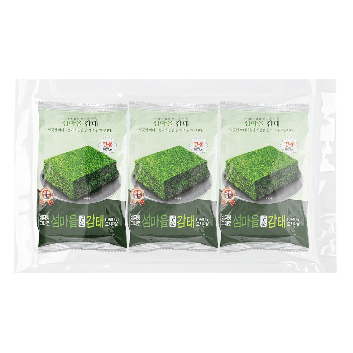 Summaul Gamtae Seaweed (Ecklonia Cava) 4 g*3 counts