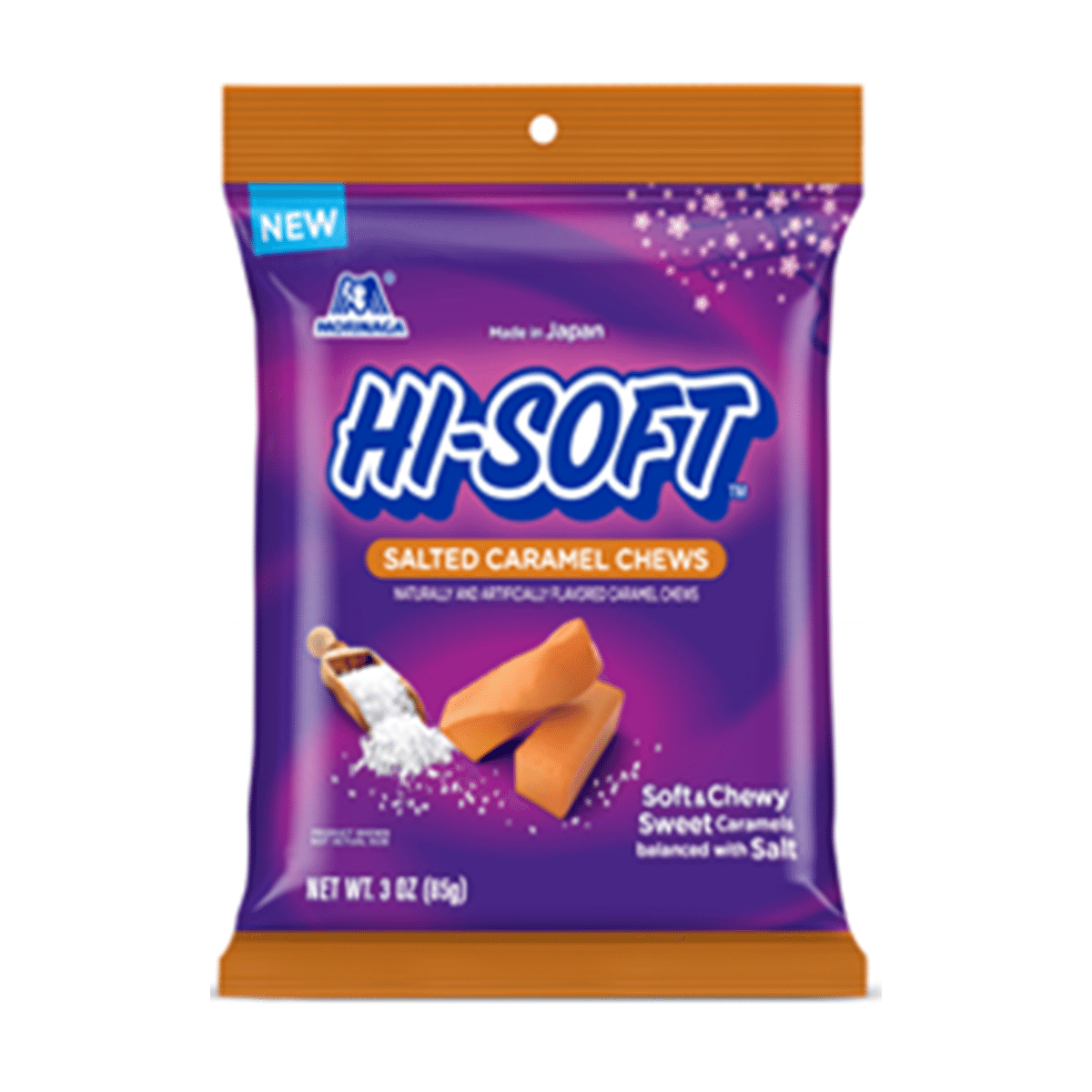 Morinaga Hi Soft Chewing Candy Salted Caramel Flavor 3 온스