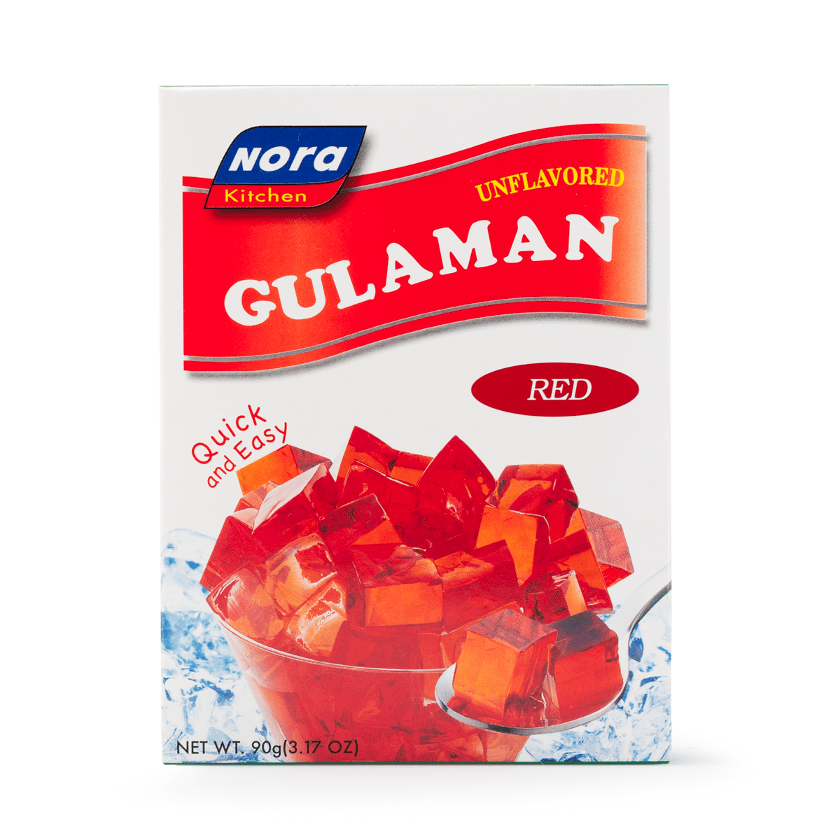 Nora Kitchen Gulaman Red Unflavored (Jelly Mix) 3.17 oz