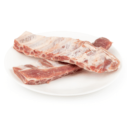 Pork Baby Back Rib Strips 2", Frozen 1.5 lb