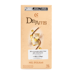 Cacau Show Puff Pastry Cream Milk Chocolate 130 g