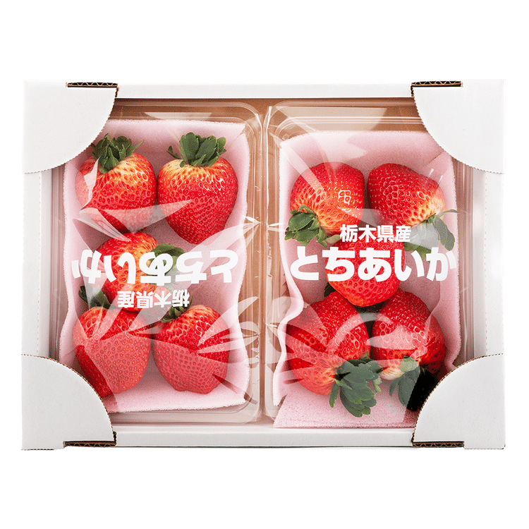 Get Japanese Tochigi Red Strawberries 2pk 1 case Delivered