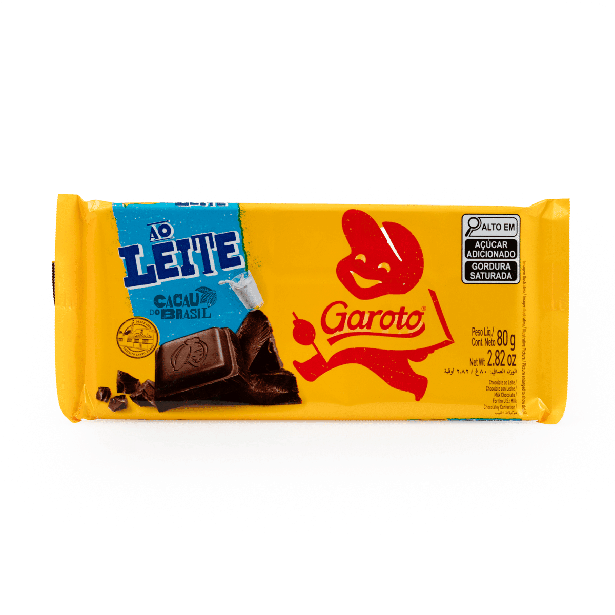 Chocolate con leche Garoto 80 gramo(s)