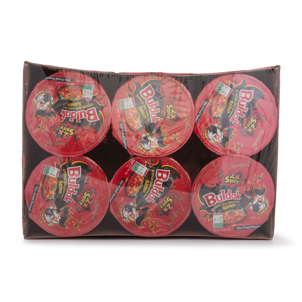 삼양 핵불닭볶음면 6컵 2.47 oz*6 counts