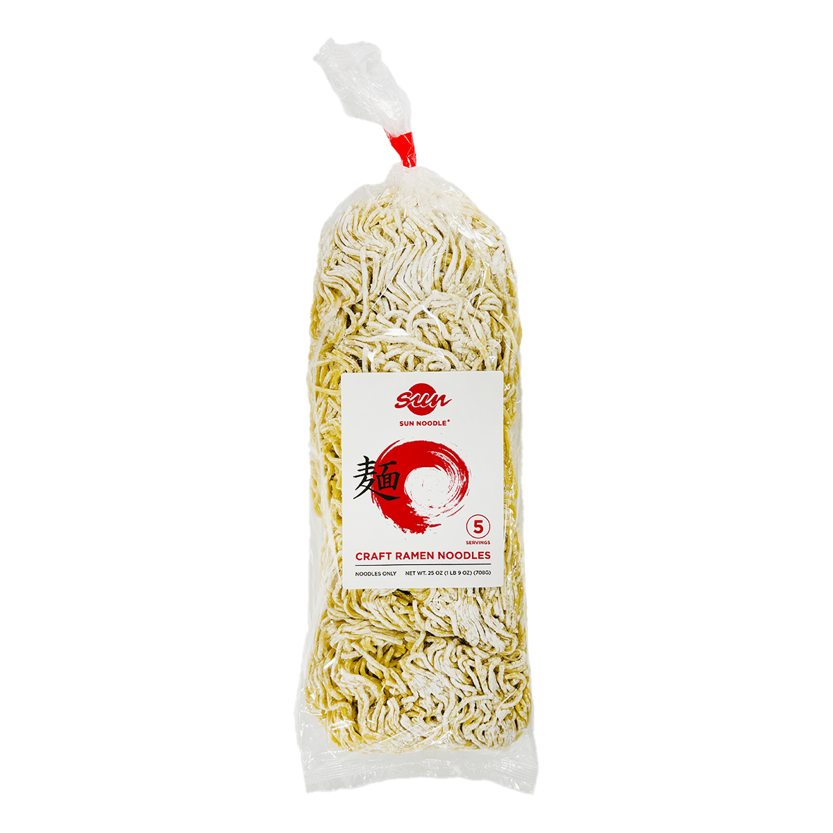 サンヌードル 替え玉 ちぢれ 中太麺(5人前) 25 オンス