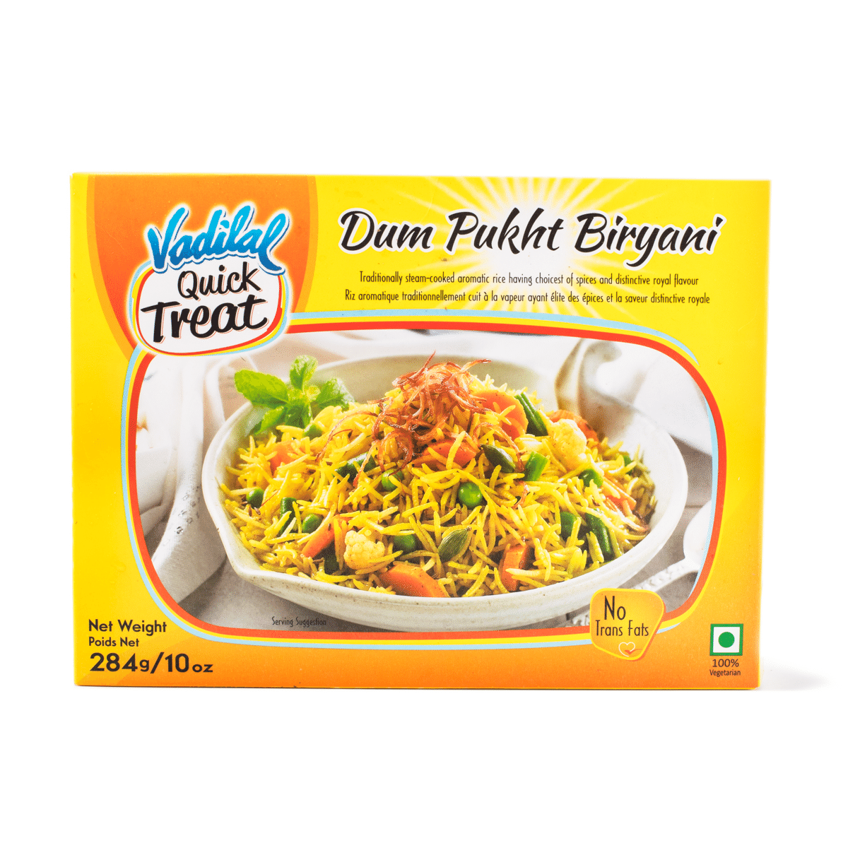 Arroz biryani Dum Phukt Vadilal 10 onza(s)