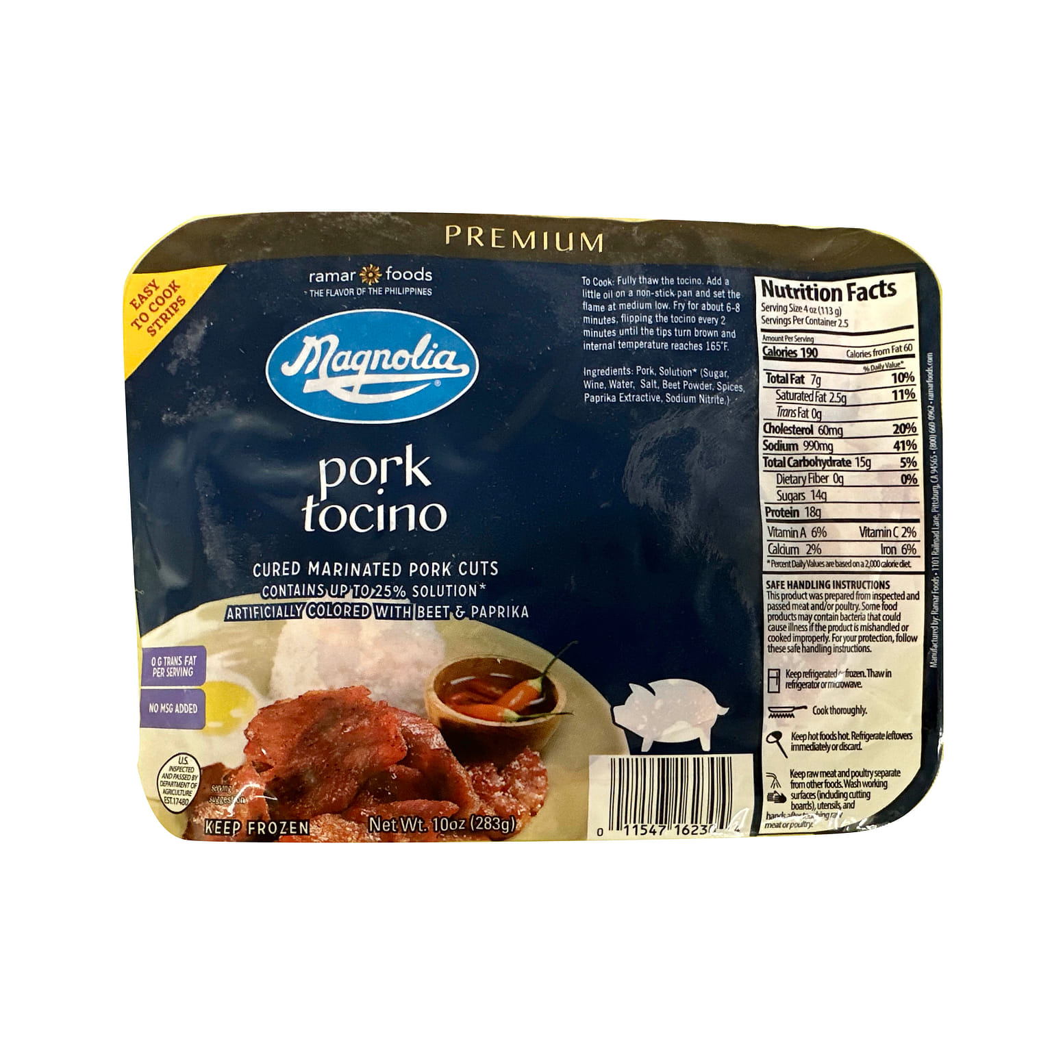 Magnolia 필리핀식 돼지고기 토치노 10 온스