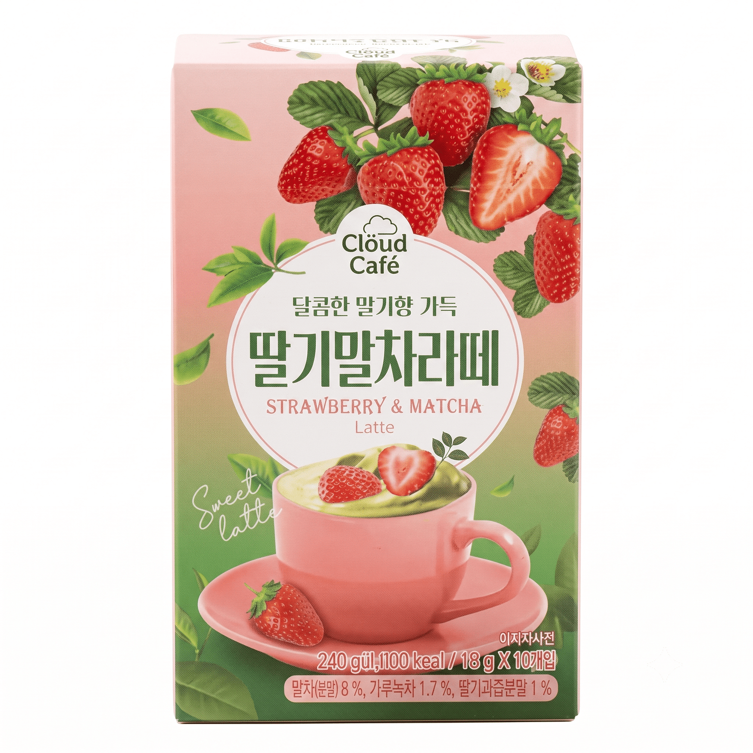 딸기 말차라떼 1 개