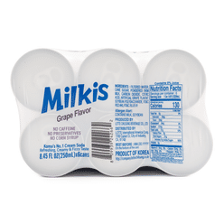 롯데 밀키스 포도맛 250 밀리리터*30 캔