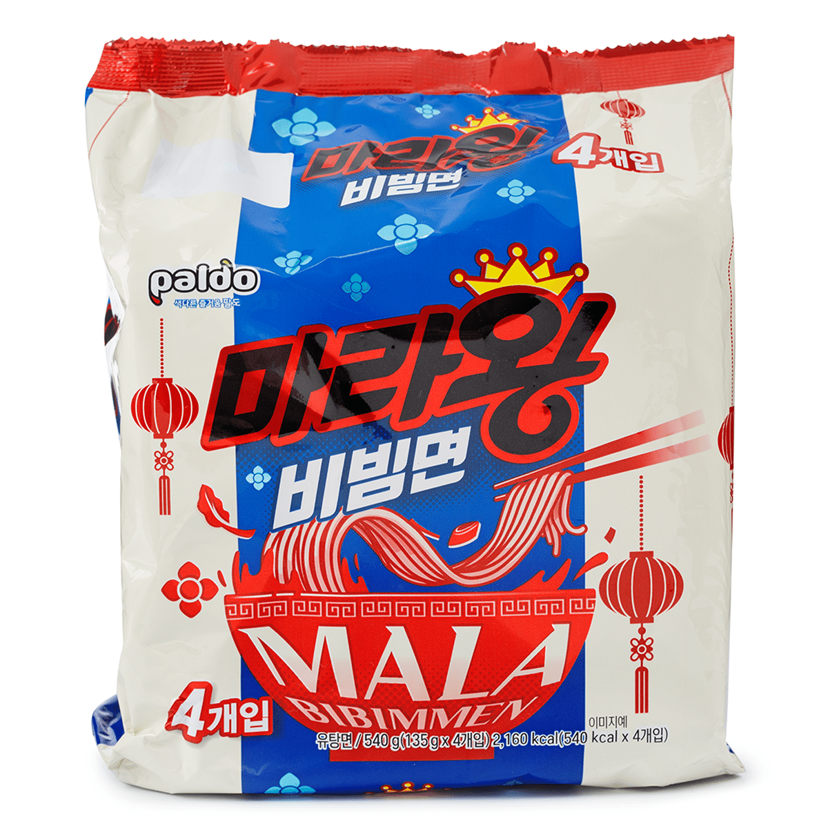 팔도 마라왕 비빔면 135 그램*4 개