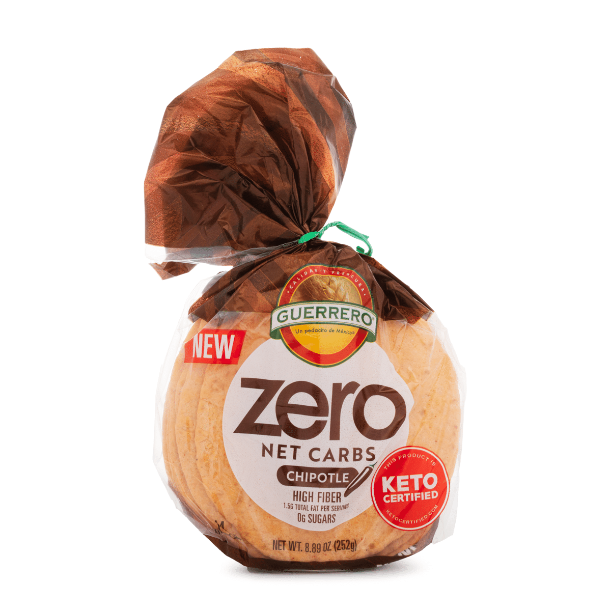 Guerrero Tortillas, Zero Net Carbs Chipotle 0.63 onza(s)*14 unidades