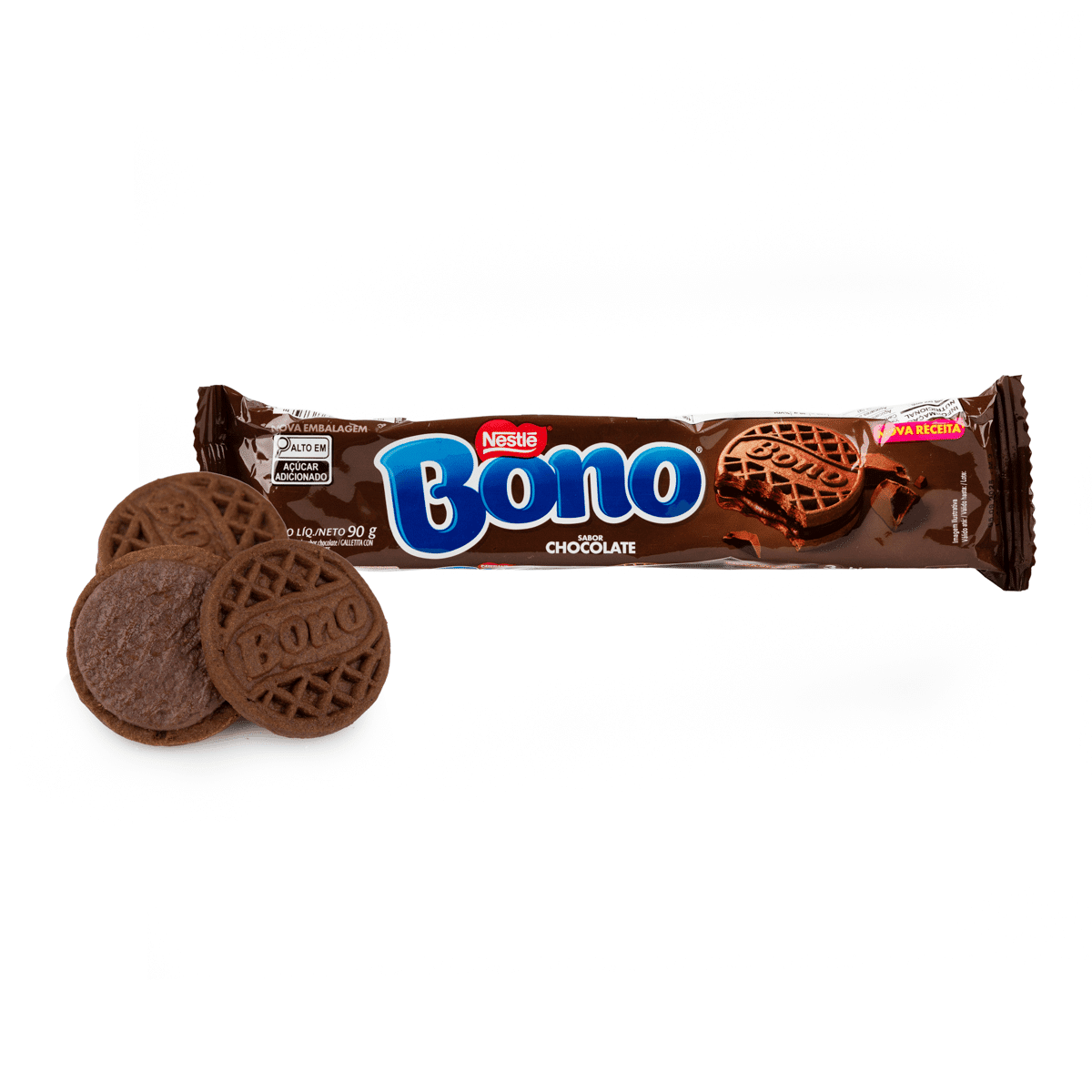Nestle Bono 초콜릿 샌드 비스킷 90 그램