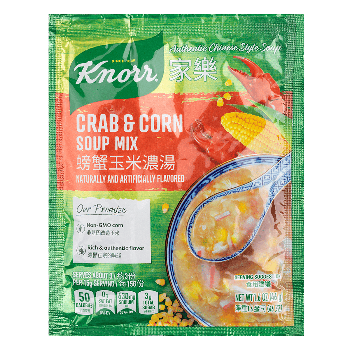 KNORR Crab & Corn Soup Mix 46 gramo(s)