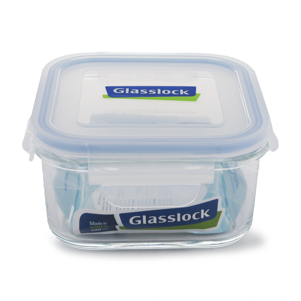 Glass Lock Container Square 490ml 1 count