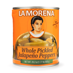 La Morena Whole Pickled Jalapeno Peppers 27 oz