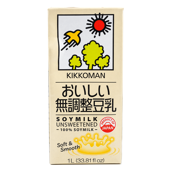 weee_beverages_キッコーマン おいしい無調整豆乳 1L 33.81 fl.oz